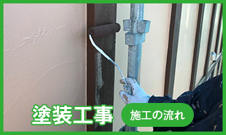 塗装工事　施工の流れ